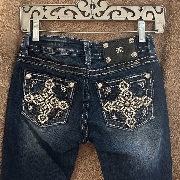 Miss Me Dark Blue Boot Cut Jeans - Picture 9 of 13